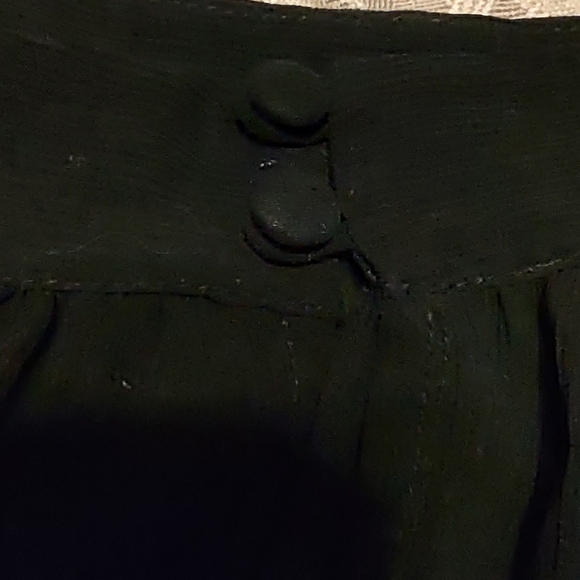 🐈⬛ Divine VS Vintage Victorian Inspired Black Sheer Crepe & Lace Blouse - L - Picture 3 of 15